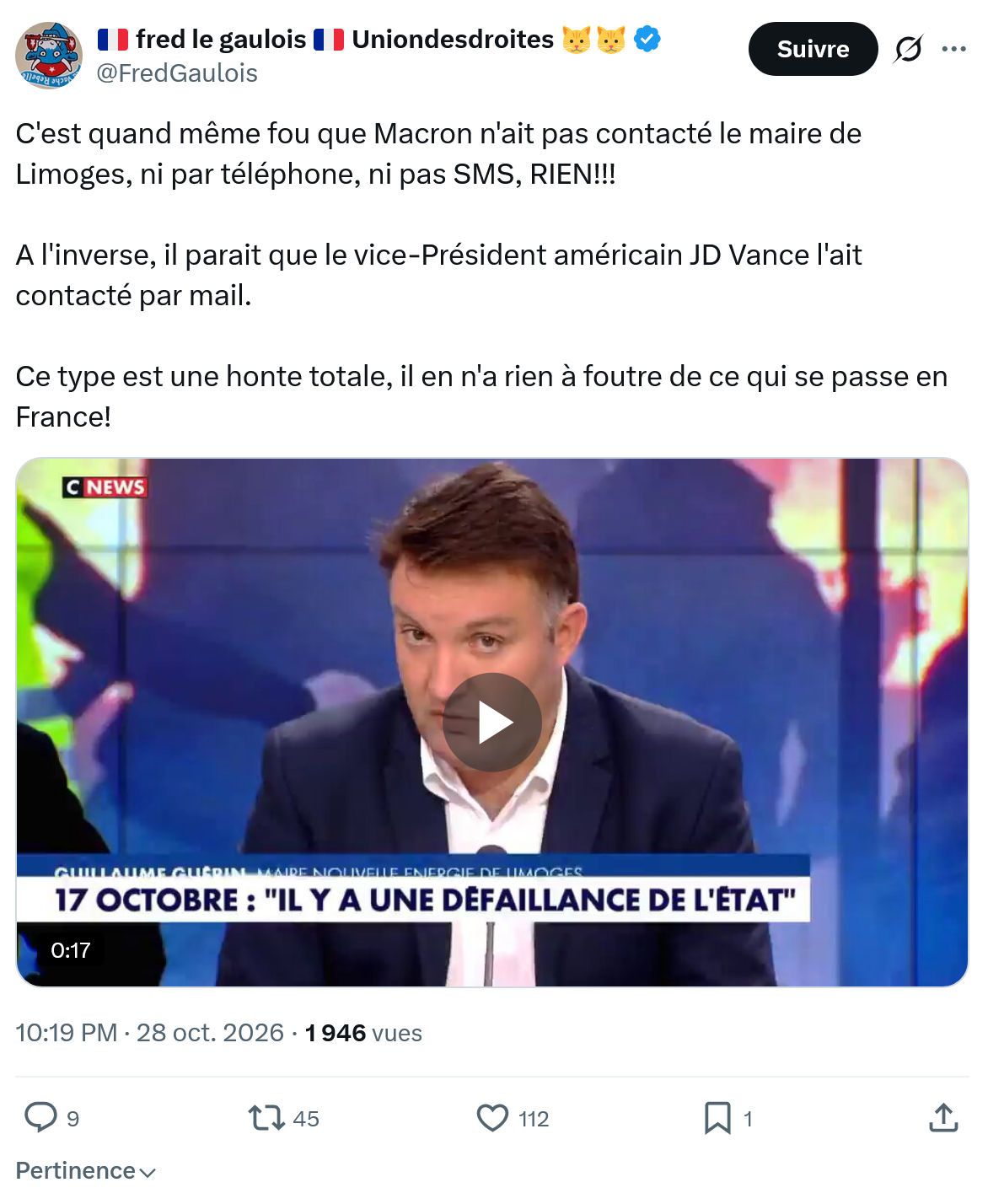 Fred le Gaulois: C'est quand même fou que...