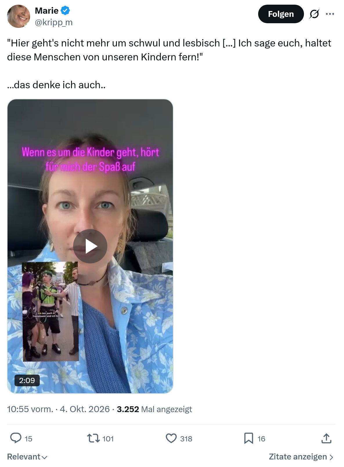 Marie kripp: Hier geht's nicht mehr...