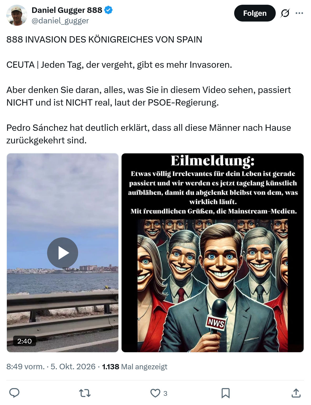 Daniel Gugger: INVASION DES KÖNIGREICHES VON SPAIN...