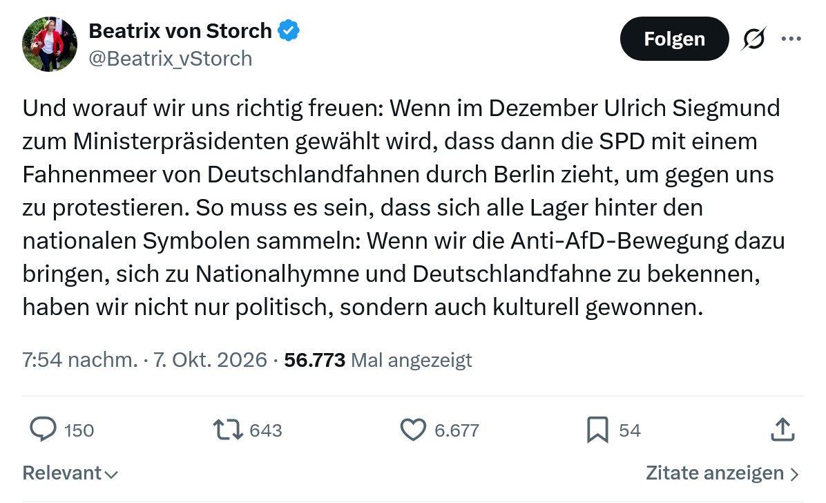 Beatrix von Storch: Und worauf wir uns richtig freuen...