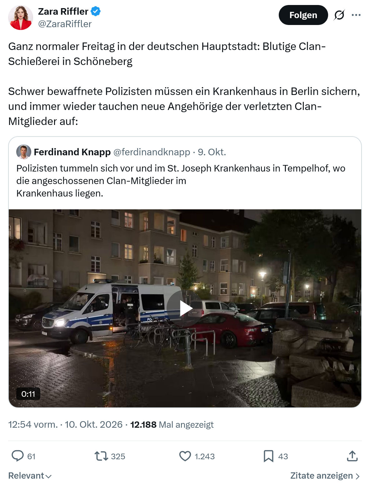 Zara Riffler: Ganz normaler Freitag...