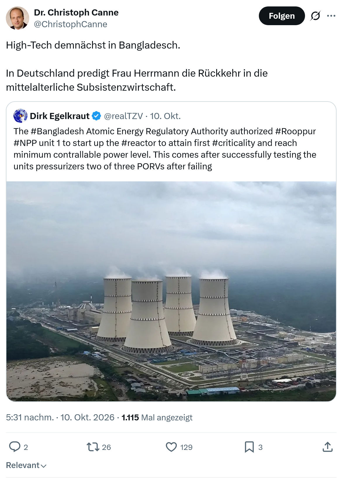 Christoph Canne: High-Tech demnächst...