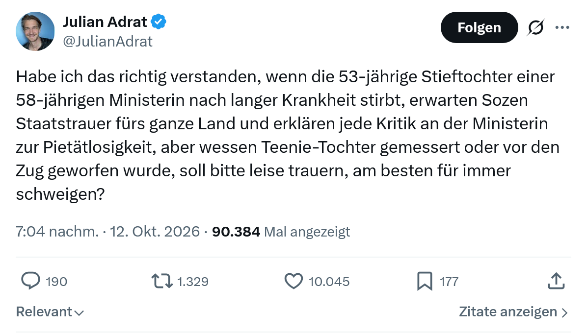 Julian Adrat: Habe ich das richtig verstanden...