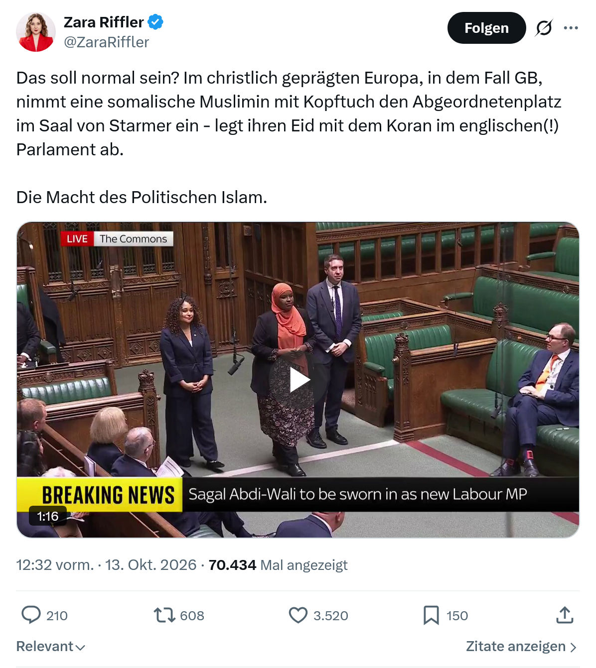 Zara Riffler: Das soll normal sein...