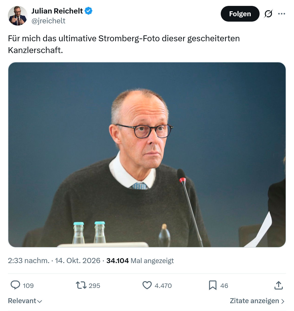Julian Reichelt: Für mich das ultimative...