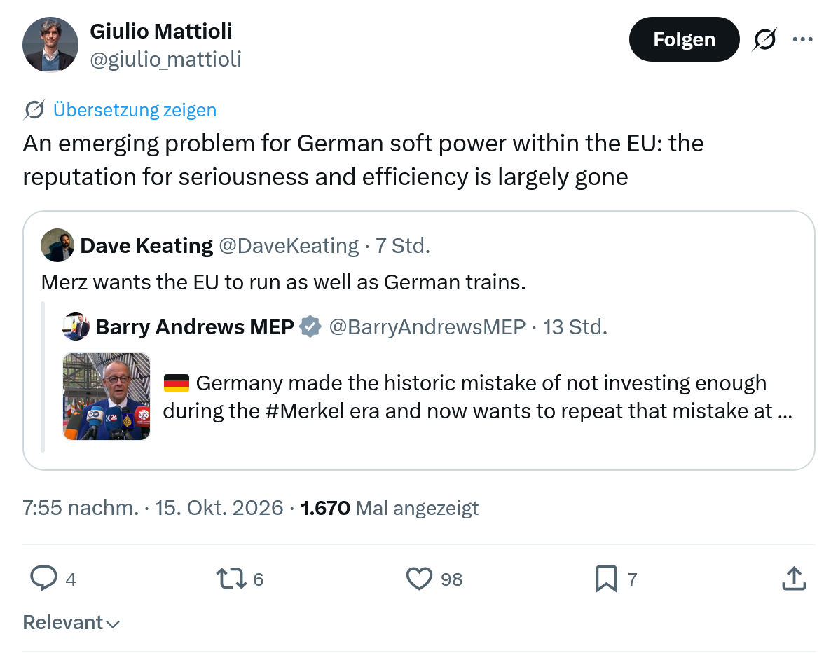 Giulio Mattioli: An emerging problem for German...