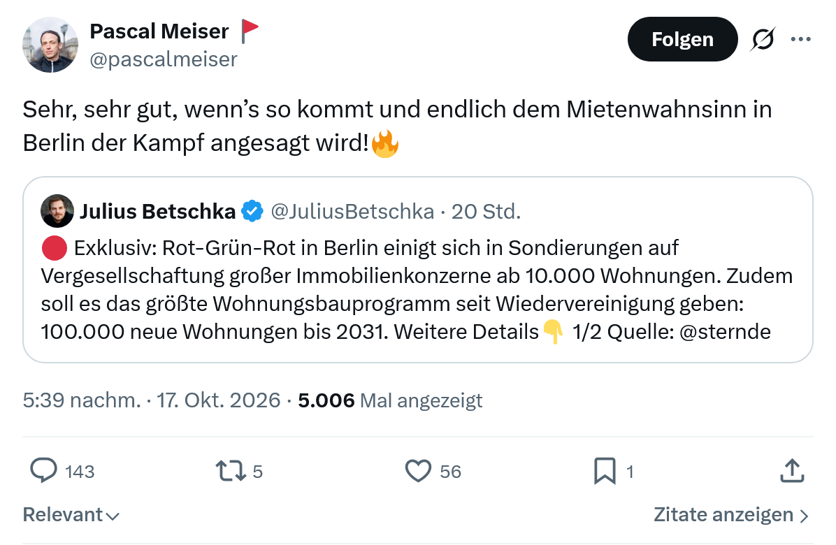 Pascal Meiser: Sehr, sehr gut...