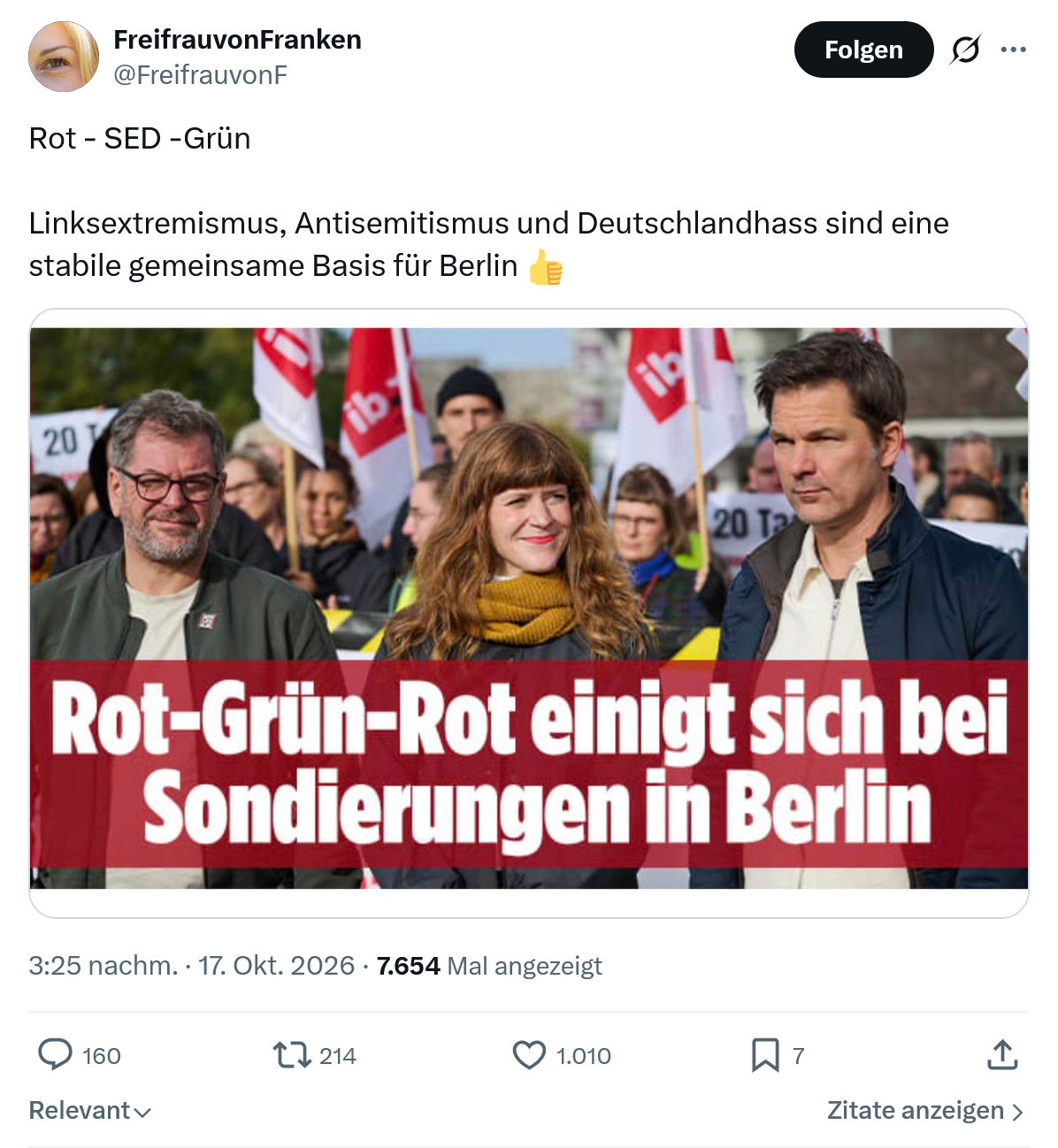 FreifrauvonFranken: Rot - SED -Grün...