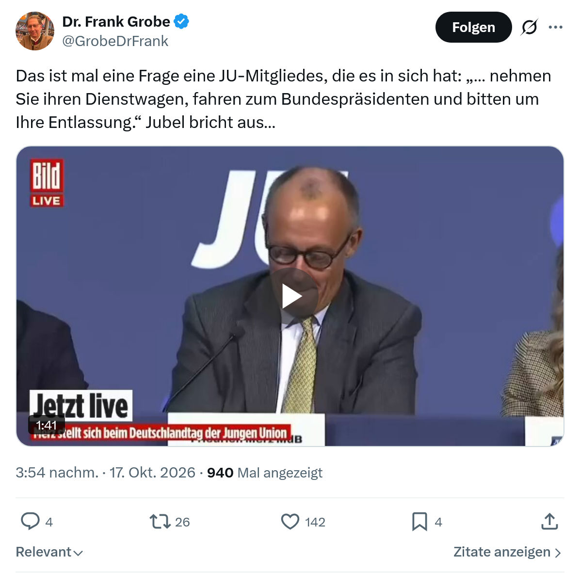 Frank Grobe: Das ist mal eine Frage...