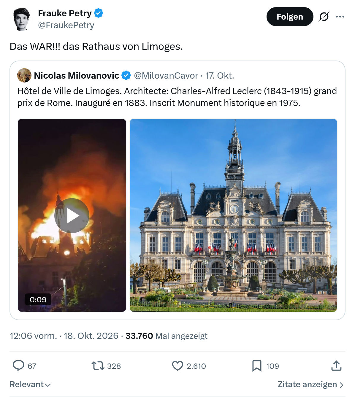 Frauke Petry: Das WAR...
