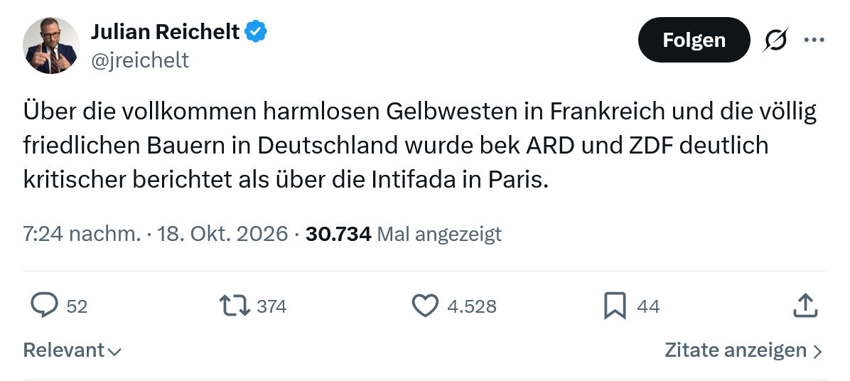 Julian Reichelt: Über die vollkommen...