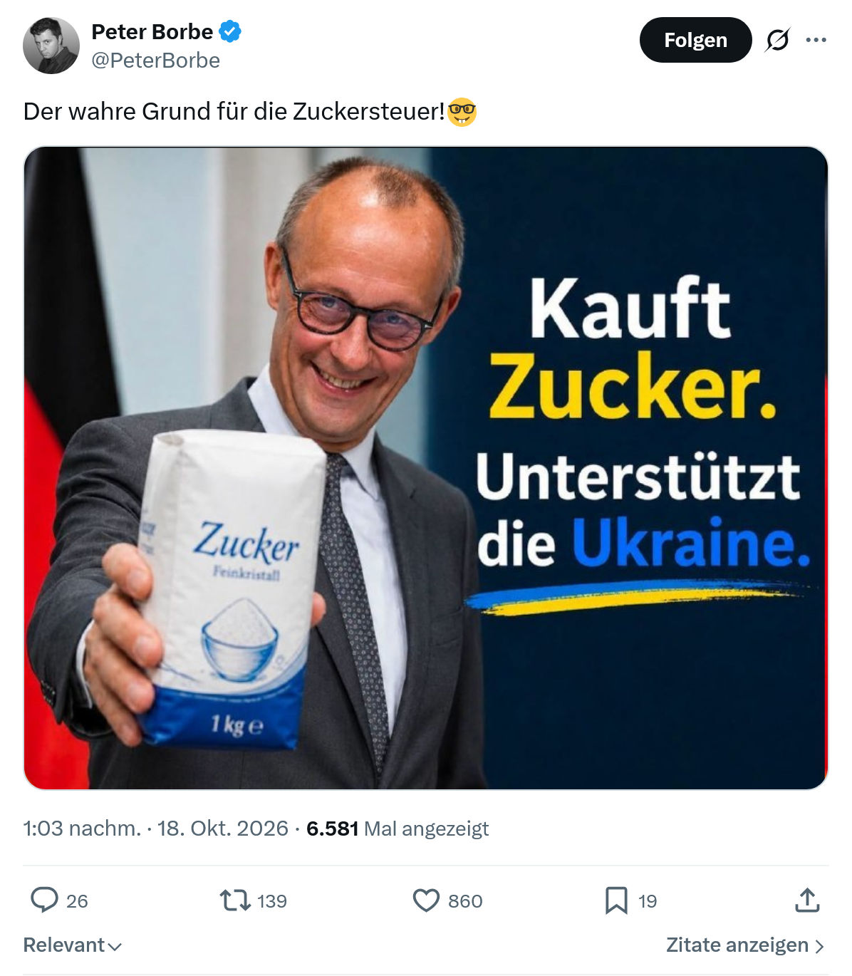 Peter Borbe: Der wahre Grund...