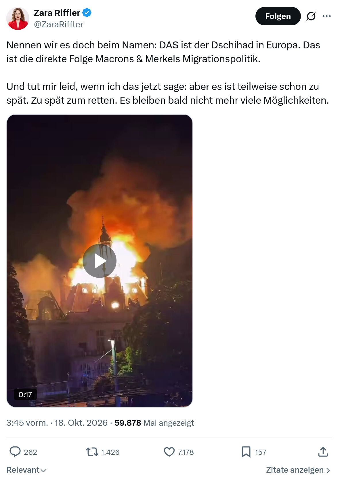 Zara Riffler: Nennen wir es doch beim Namen...