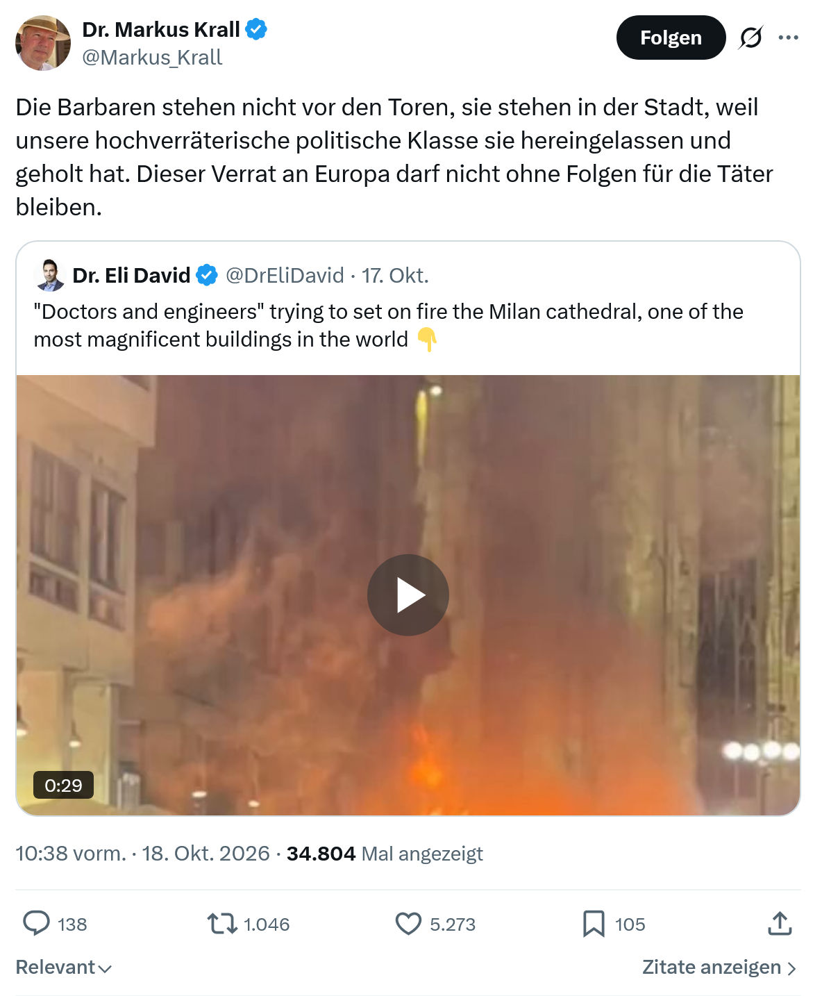 Markus Krall: Die Barbaren stehen nicht...