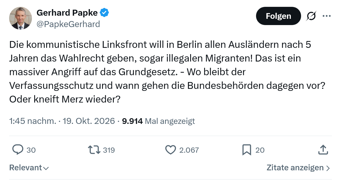 Gerhard Papke: Die kommunistische Linksfront...