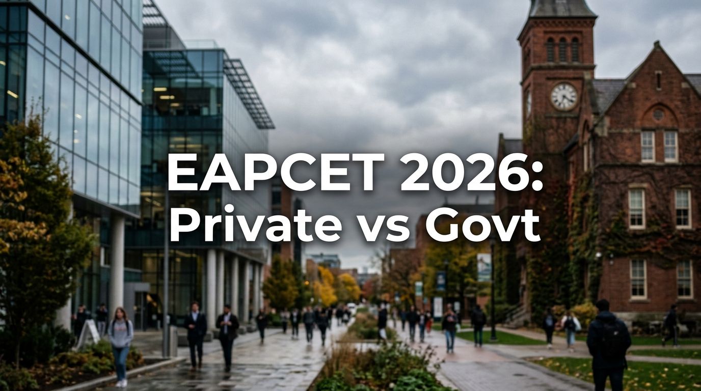 EAPCET 2026 Private vs Govt College