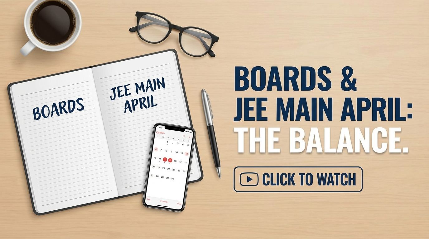 Managing Class 12 Boards and JEE Main