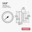 Picture of 2-5/8" Ford GT Water Temperature Gauge