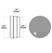 Picture of 2-5/8" EV CAN-Bus Voltage Gauge | 6-18V | Orion / Thunderstruck / Zero EV