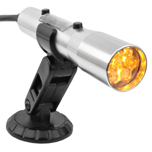 Picture of SST Shift Light | Yellow LED + Silver Housing | Smart-Shift Technology