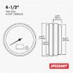 Picture of 4-1/2" GM CAN-Bus Speedometer | 120 MPH