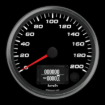 Picture of 4-1/2" Programmable Speedometer | 200 km/h (Metric)
