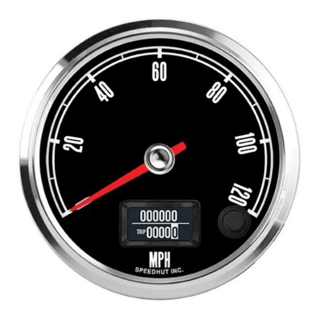 Picture of 3-3/8" GPS Speedometer | 120 MPH | Chevy Tri-Five Design