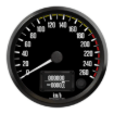 Picture of 4" Programmable Speedometer | 260 km/h Metric | Datsun Z