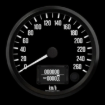 Picture of 4" Programmable Speedometer | 260 km/h Metric | Datsun Z