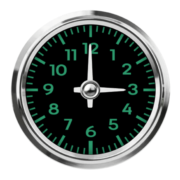 Picture of 2-5/8" Clock | Porsche 356 Design