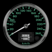 Picture of 4" Programmable Speedometer | 260 km/h | Porsche 356 Design