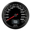 Picture of 3-3/8" EV CAN-Bus Speedometer | 260 km/h | Orion / Thunderstruck / Zero EV