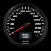 Picture of 3-3/8" EV CAN-Bus Speedometer | 260 km/h | Orion / Thunderstruck / Zero EV