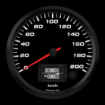 Picture of 4-1/2" EV CAN-Bus Speedometer | 200 km/h | Orion / Thunderstruck / Zero EV