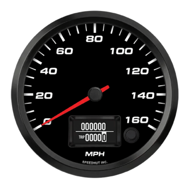 Picture of 4-1/2" EV CAN-Bus Speedometer | 160 MPH | Orion / Thunderstruck / Zero EV