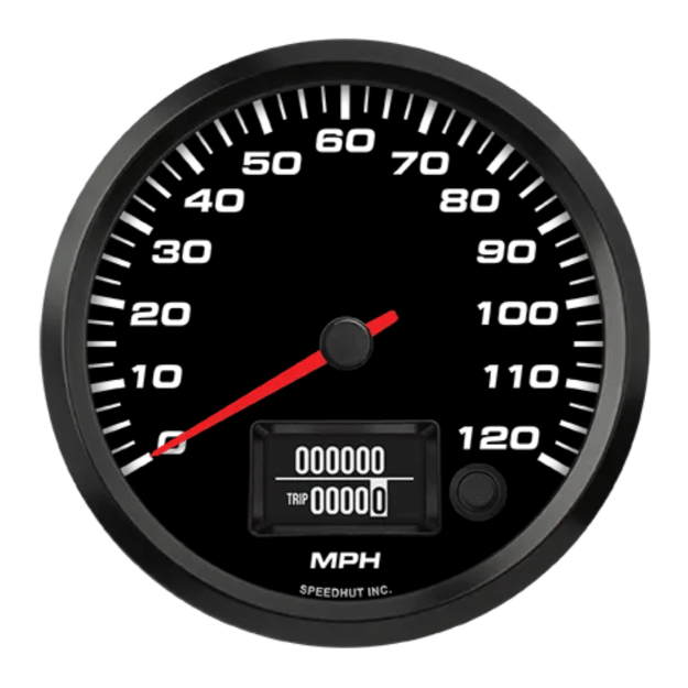 Picture of 4-1/2" EV CAN-Bus Speedometer | 120 MPH | Orion / Thunderstruck / Zero EV