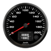 Picture of 4" EV CAN-Bus Speedometer | 200 km/h | Orion / Thunderstruck / Zero EV
