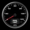 Picture of 4" Programmable Speedometer | 120 MPH
