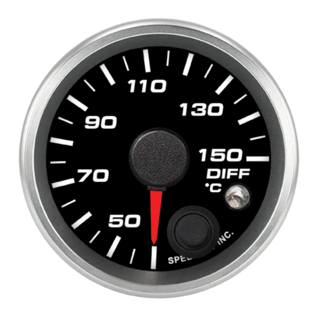Picture of 2-1/16" Differential Temperature Gauge | 40-150°C | Warning Light