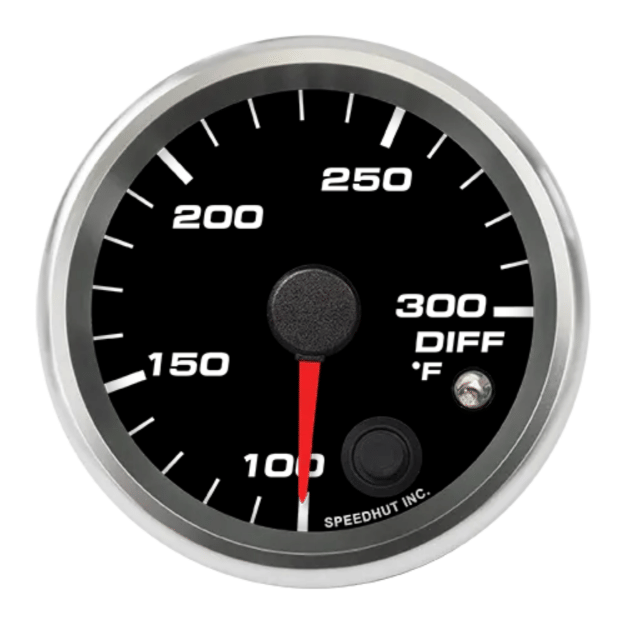 Picture of 2-5/8" Differential Temperature Gauge | 100-300°F | Warning Light