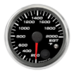 Picture of 2-5/8" EGT Temperature Gauge | 200-2000°F | Warning Light