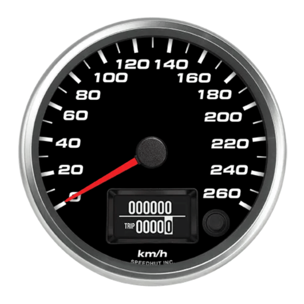 Picture of 4" Programmable Speedometer | 260 km/h