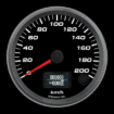 Picture of 3-3/8" Programmable Speedometer | 200 km/h (Metric)