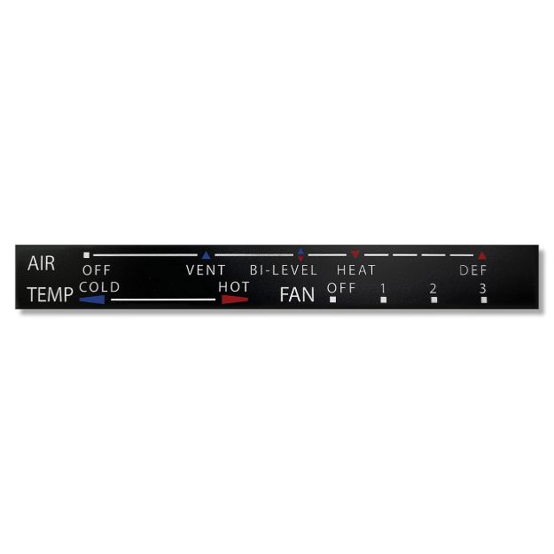 Picture of Heater Climate Panel A/C Replacement Face | 1970-1973 Datsun 510
