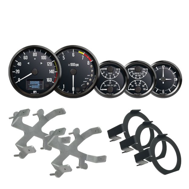 Picture of Datsun 240Z Set | GPS Speedometer & ShiftLight Tach + Oil, Temp, Fuel, Volts, Clock