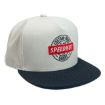 Picture of Flat Brim Hat | White | Speedhut Patch Logo