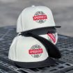 Picture of Flat Brim Hat | White | Speedhut Patch Logo