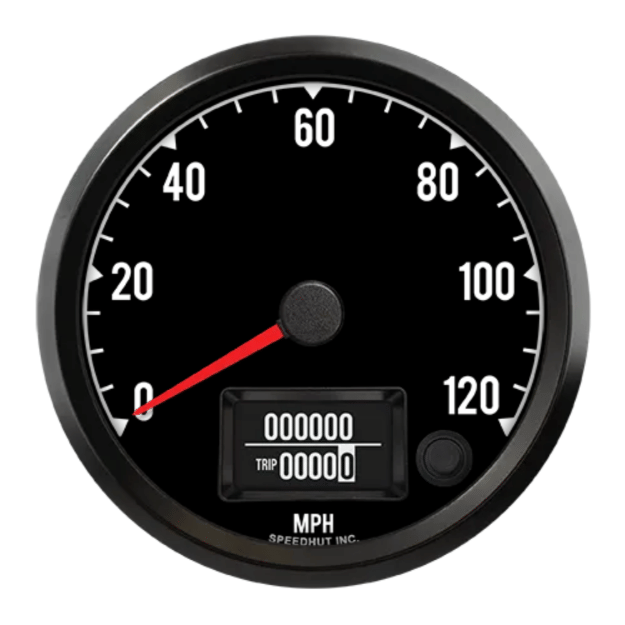 Picture of 4" Haltech CAN-Bus Speedometer | 120 MPH