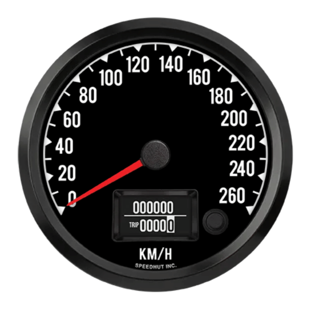 Picture of 4-1/2" Haltech CAN-Bus Speedometer | 260 km/h