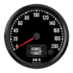 Picture of 4-1/2" Haltech CAN-Bus Speedometer | 200 km/h